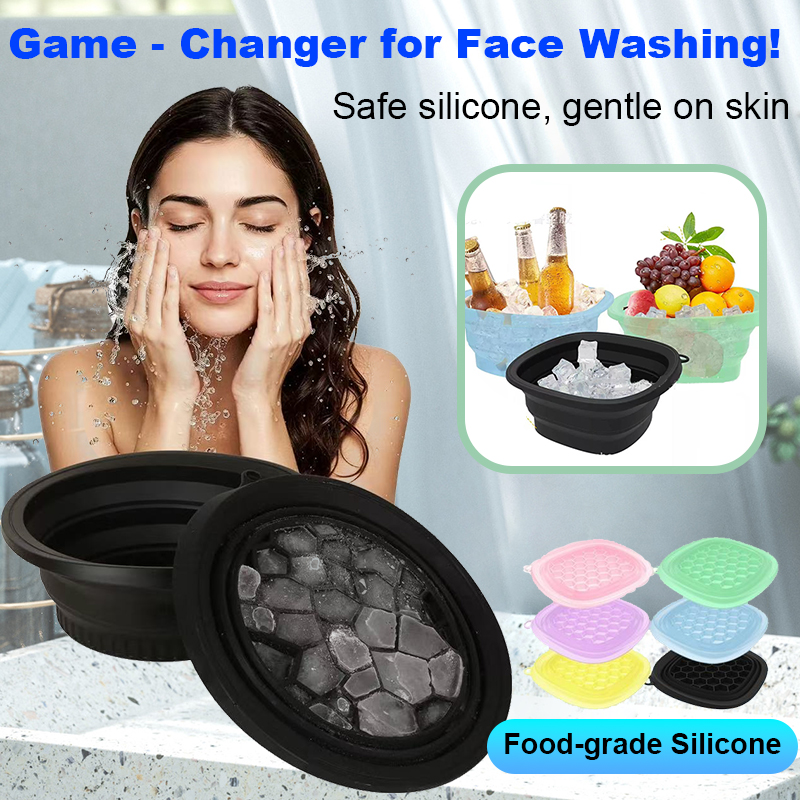 Face Ice Bath Bowl Close-up